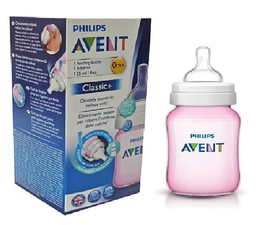 [13074] Avent Bib Rose Classic+125Ml Scf561/17