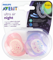 [16504] Avent Suc Nuit Fille 0-6M Ssf376/12