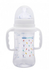 [13143] BB Conf Bib Emotion Avec Poignee 270Ml Blanc 6-24M