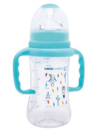 [13132] BB Conf Bib Emotion Avec Poignee 270Ml Bleu 6-24M