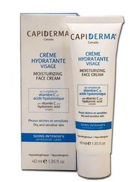 [900647] Capiderma Creme Hydratante Visage PS 40Ml