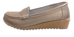 [913428] Confort Line Ortho Mocassin Compense Bronze T38