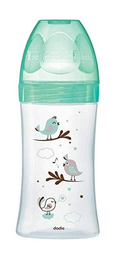 [13663] Dodie BiB Ini + Verre 270Ml Vert Oiseaux 0-6M Tet Ronde