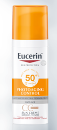 [08650] Eucerin Sun Creme Anti Age Teinte Medium  50+