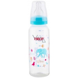 [40615] Farlin Bib Pl Pm 140ml Pp868 Jaune Rose Et Bleu