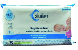 [14079] Gilbert Lingettes A L'Eau Biodegradable B70