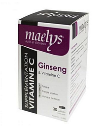 [12538] Maelys Ginseng Vitamine C 30gelules