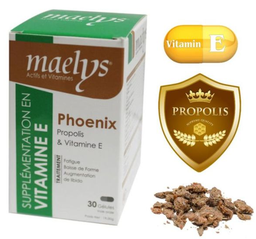 [12537] Maelys Phoenix propolis & Vitamine E 30 Gelules