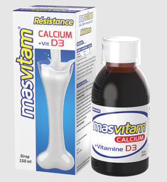 [14566] Masvitam Resistance ( Calcium+Vit D3) Sirop 150Ml