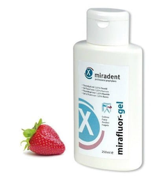 [605803] Miradent Mirafluor K Gel Parfum Fraise 250 Ml