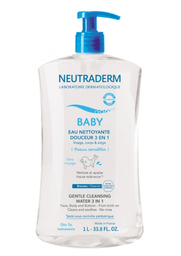 [40906] Neutraderm Eau Nettoyante Douceur 3en1 Des La Naissance 1L