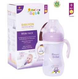 [40924] Notre BB Biberon Wide Neck Premium A Poignee 330Ml