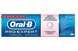 [14983] Oral B Dent Pro Expert Dents Sensi Et Blancheur 75Ml