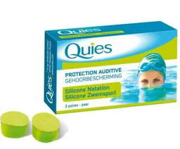 [05171] Quies Silicone Natation Adultes 3 Paires