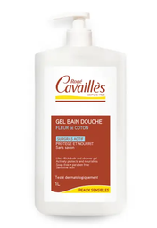 [15432] Roge Cavailles Gel Surgras Actif Bain Douche Fleur De Coton 1L