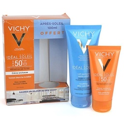 [15952] Vichy Promo Toucher Sec Invisible+Lait Apaisant 100Ml