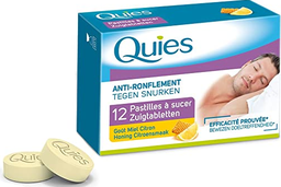 [41203] Quies Anti Ronflement Pastilles Miel Citron A Sucer /12