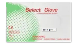 [40680] Gants D'examen Latex Select Glove Large