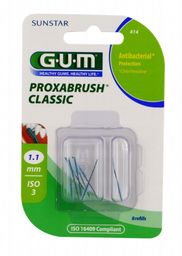 [40690] Gum 414 Recharge Brossettes Ultra Fine Par 8 (1.1mm)