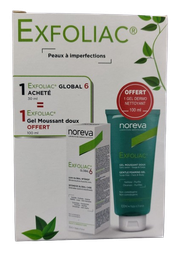 [12844] Noreva Exfoliac Global 6 30Ml+Exfoliac Gel Moussant 100Ml