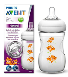 [40047] Avent Bib Natural Scf070/20 Tiger 260Ml