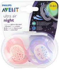 [10867] Avent Suc Air Night Time Mix 0-6M Scf376/10