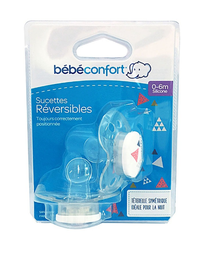 [40078] BB Conf Suc Reversible 0-6M Silicone Bleu*2