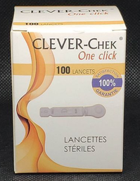 [9Jaune] Clever Chek Lancettes AC Jaune