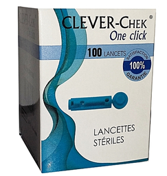 [9Bleu] Clever Chek Lancettes Standard Bleu