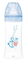 [13673] Dodie Bib Sensation+330ml Bleu Mer +6M Tet Plate