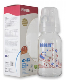 [13918] Farlin Bib Verre Borocilic Pm 120ml Top808G