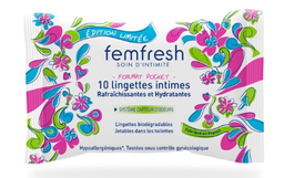 [11455] Femfresh 10 Lingettes Intimes Format Pocket