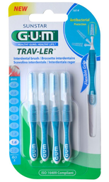 [03819] Gum 1614 Manche Par 4 Avec Brossettes (1.6mm)