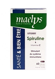 [11310] Maelys Spiruline Vitamine C 60Geluls