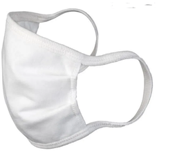 [40857] Masque Blanc Pour Adulte En Tissu