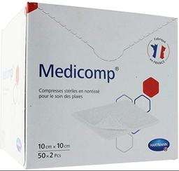 [16236] Medicomp Compresses Steriles 10*10Cm B10x2Pcs
