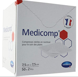 [14105] Medicomp Compresses Steriles 7.5*7.5Cm B10x2Pcs
