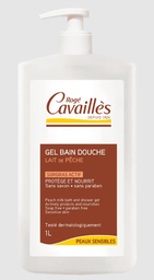 [15433] R Cavailles Gel Surgras Actif Bain Douche Lait De Peche 1L