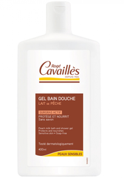 [15379] R Cavailles Gel Surgras Actif Bain Douche Lait De Peche 400Ml