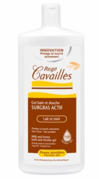 [15378] R Cavailles Gel Surgras Actif Bain Douche Lait Et Miel 400Ml