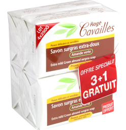 [11050] R Cavailles Savon Parfume Amande Verte 250G 3+1