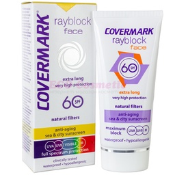 [40305] Covermark Rayblock Face SPF60 Invisible 50Ml