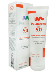 [805012] Ivaderma Creme Solaire Teinté Toucher Sec SPF50