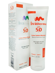 [805012] Ivaderma Creme Solaire Teinte Toucher Sec SPF50