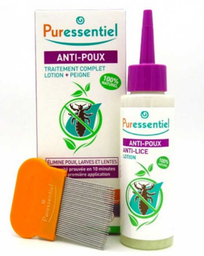 [15286] Puressentiel Anti Poux Lotion+ Peigne Traitement 10Min 100Ml