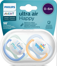 [40062] Avent Suc Ultra Air Animals 6-18M Girl SCF080/08