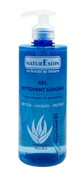 [47792] Nature Soin Gel Nettoyant Surgras Aloes 500Ml